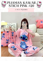 PIJAMAS KAWAII- Pajamas- (3 pcs Pijama ) 1 Pijama $10 / buy 3 price is $8 per each Pijama - Adjustable size ( S- M-L)