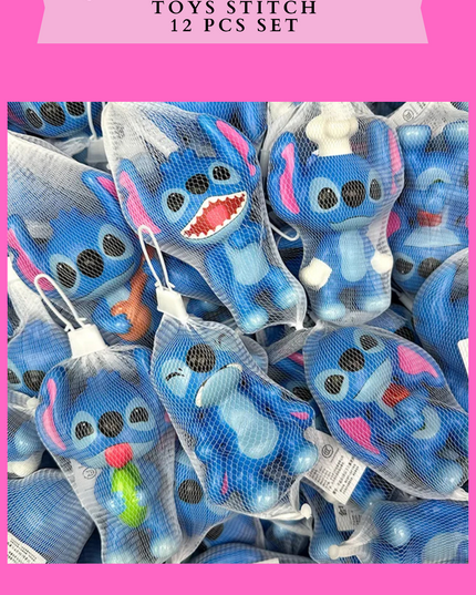 SQUISHY - DECOMPRESSIOM TOYS LABUBU CARTOON - 12 PCS SET