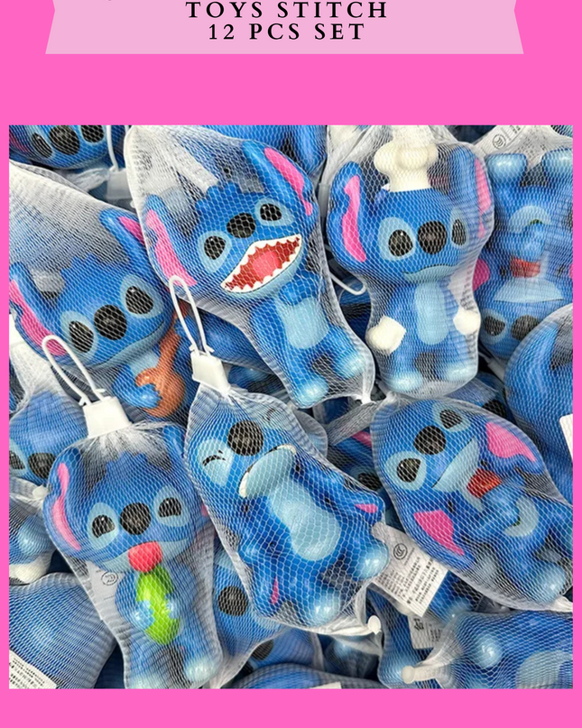 SQUISHY - DECOMPRESSIOM TOYS LABUBU CARTOON - 12 PCS SET