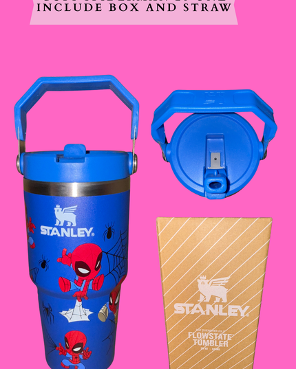 CUPS SPIDERMAN 20 ONZ INCLUDE BOX AND STRAW