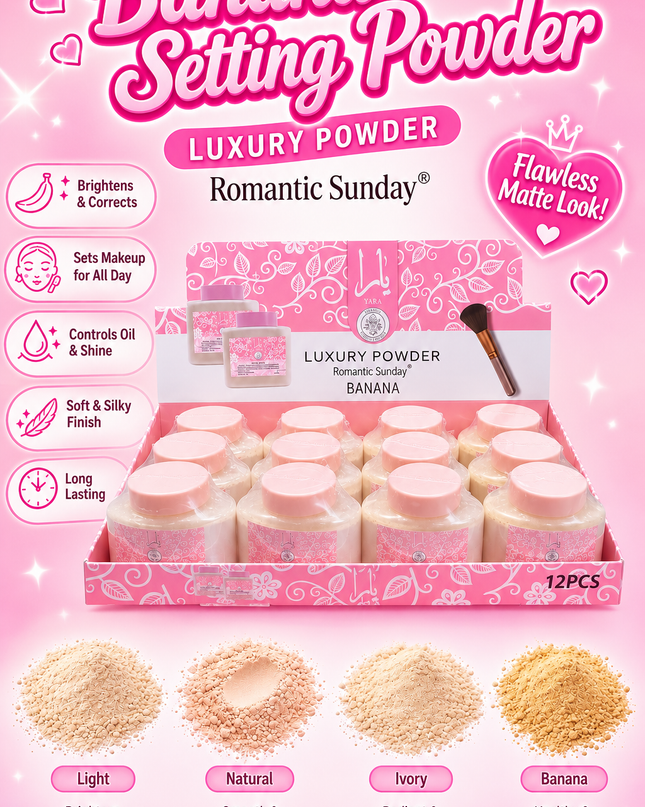 YARA BANANA SETTING POWER- 12 pcs box