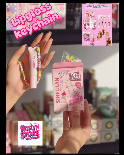 SIHFCLAM CRYSTAL GLAZE LIP CARE -BUILD YOUR LIPGLOSS ACCESORIE (12 PCS BOX)