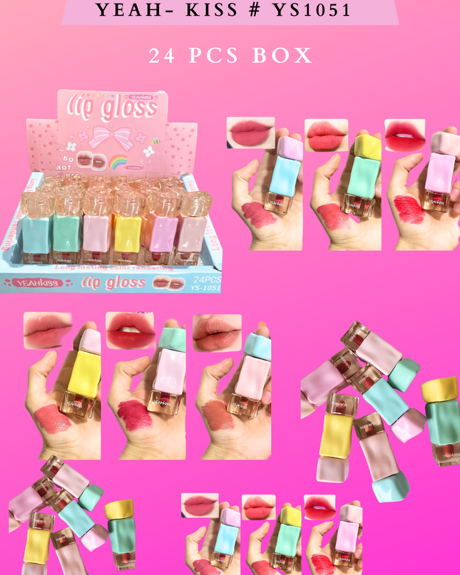 LIPGLOSS MATTE YEAH - KISS # YS1051 24 PCS BOX