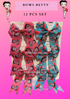 BOWS - 12 PIECES -Betty