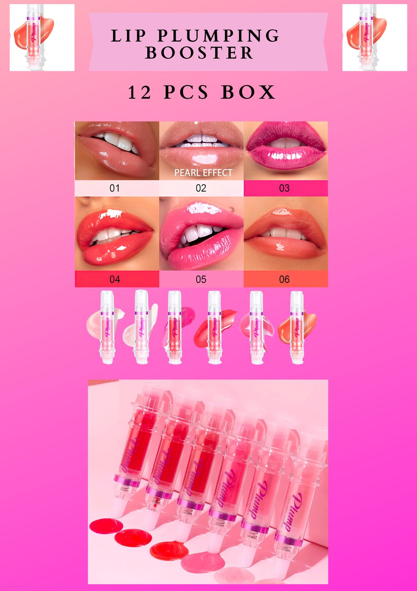 LIP PLUMPING BOOSTER MOCALLURE #MOC866 ( 12 pcs box)