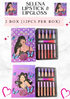 SELENA SET - lipgloss & lipstick - 12 pcs per box( include 2 box)