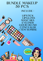 Cosmetic Bundle Makeup Set - 15, 30, or 50 pcs