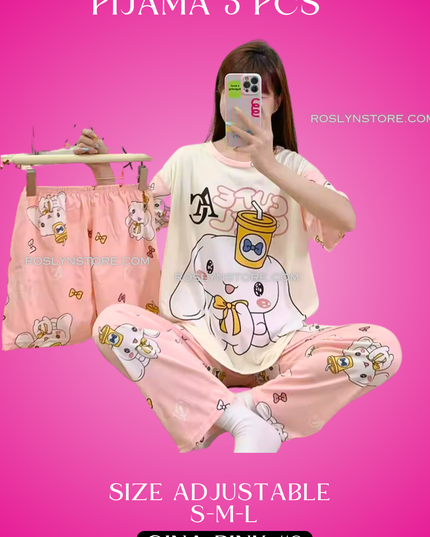 PIJAMAS KAWAII- Pajamas kawaii- (3 pcs Pijama ) (S-M-L) adjustable size1 Pijama $10 / buy 3 price is $8 per each Pijama - Adjustable size ( S- M-L)