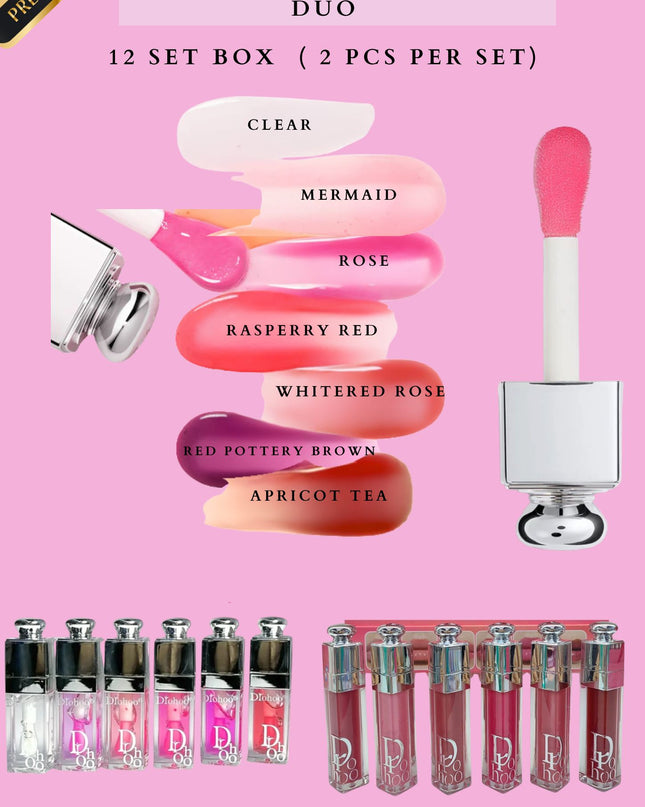 DIOHOO LIP MAXIMIZER DUO 12 SET BOX-  (2 PCS PER SET)