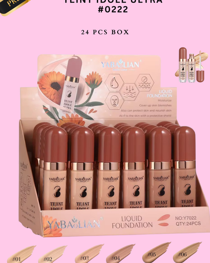 YABAOLIAN LIQUID FOUNDATION - tain idole ultra 24 pcs  (PREMIUM BRAND) - #0222