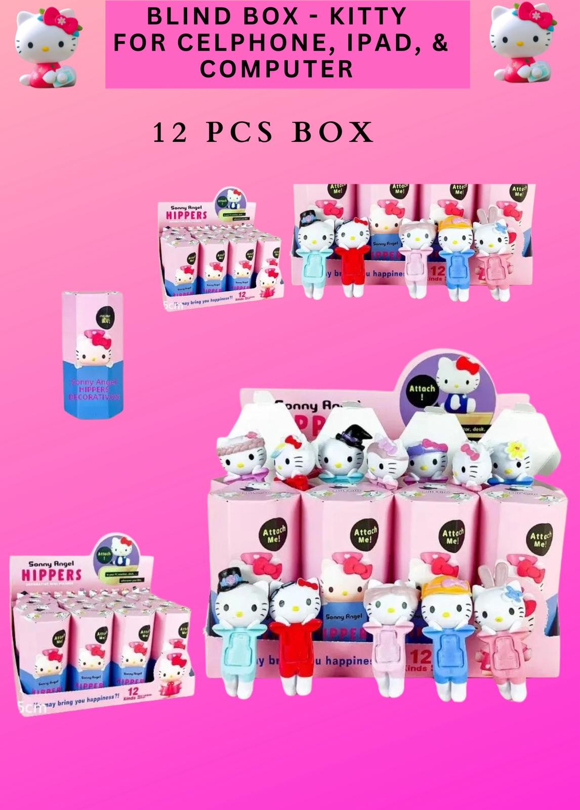BLIND BOX - CAT FOR CELLPHONE, IPAD, & COMPUTER - 12 PCS BOX - Style 1