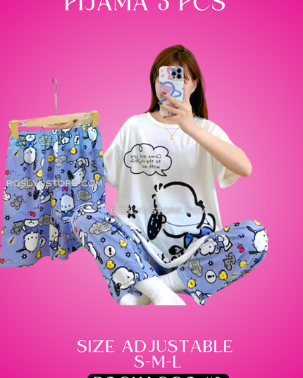 PIJAMAS KAWAII- Pajamas kawaii- (3 pcs Pijama ) (S-M-L) adjustable size1 Pijama $10 / buy 3 price is $8 per each Pijama - Adjustable size ( S- M-L)