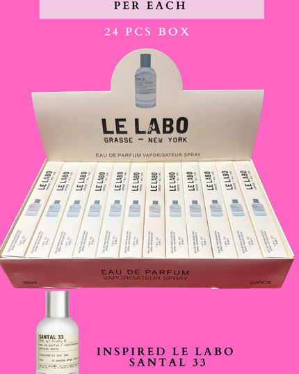 Le labo travel size 35 ml per each -24 pcs box