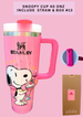 SNOOPY CUP 40 ONZ INCLUDE STRAW & BOX #13