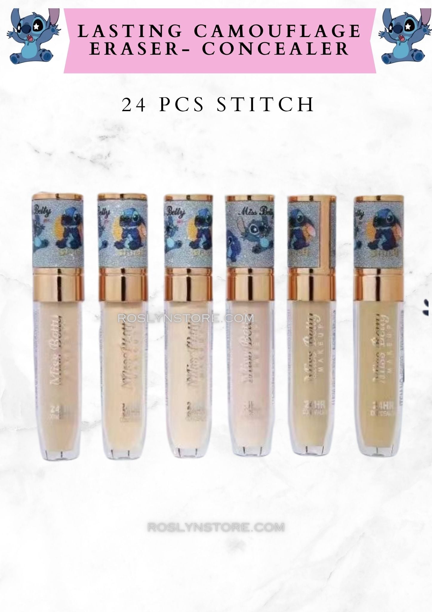 CONCEALER Stitch- Full cover- LASTING CAMOUFLAGE -24 PCS