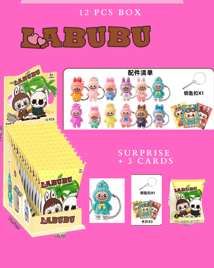 SURPRISE keychain LABUbu -12 PCS BOX