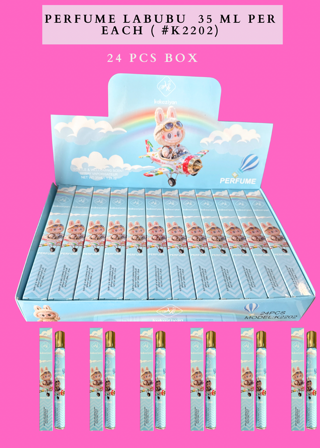 PERFUME LABUBU 35 ML PER EACH ( # K2202) 24 PCS BOX