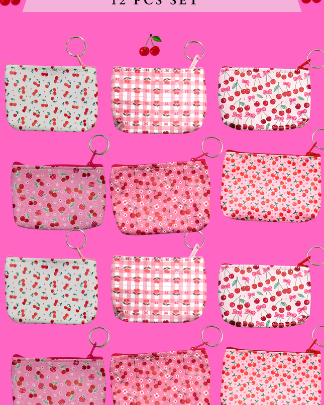 COIN BAG CHERY - 12 PCS SET