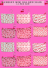 CHERRY MINI BAG KEYCHAIN _12 PCS SET