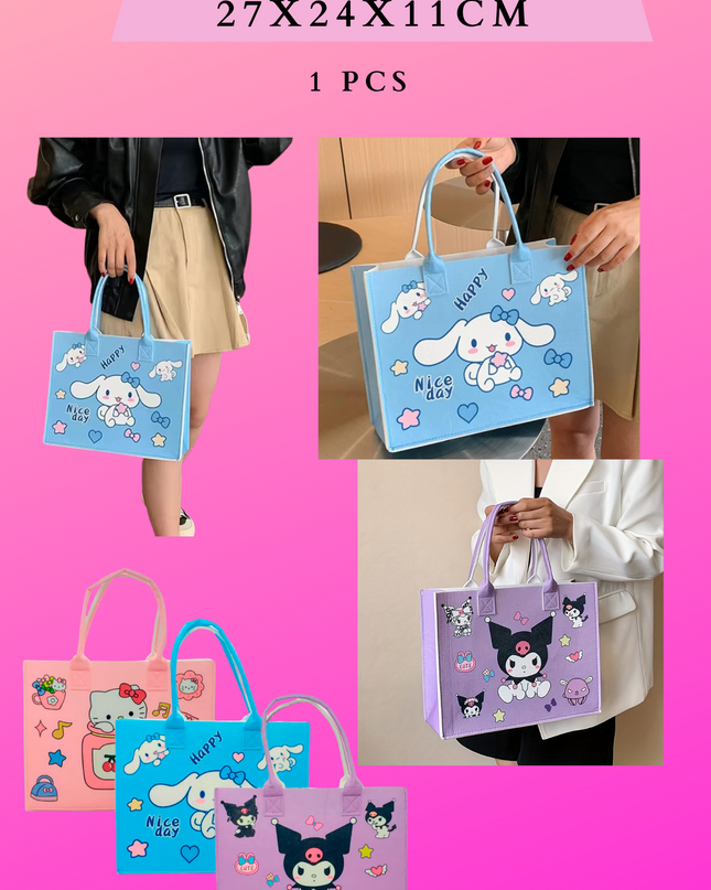 BAG SANRIO - Cambrela material - 27x24x11