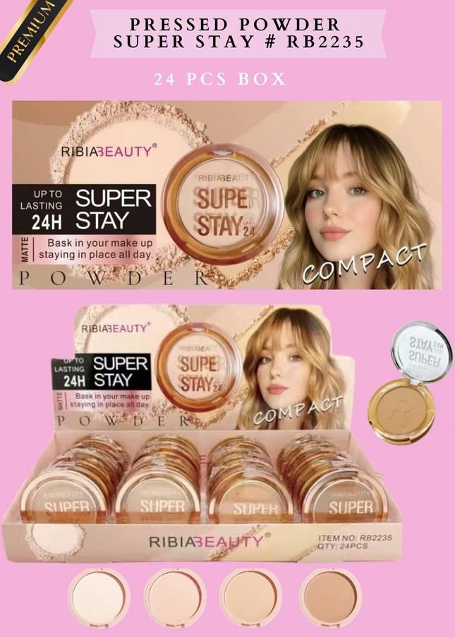 PRESSED POWDER SUPER STAY # RB2235 ( 24 PCS BOX))