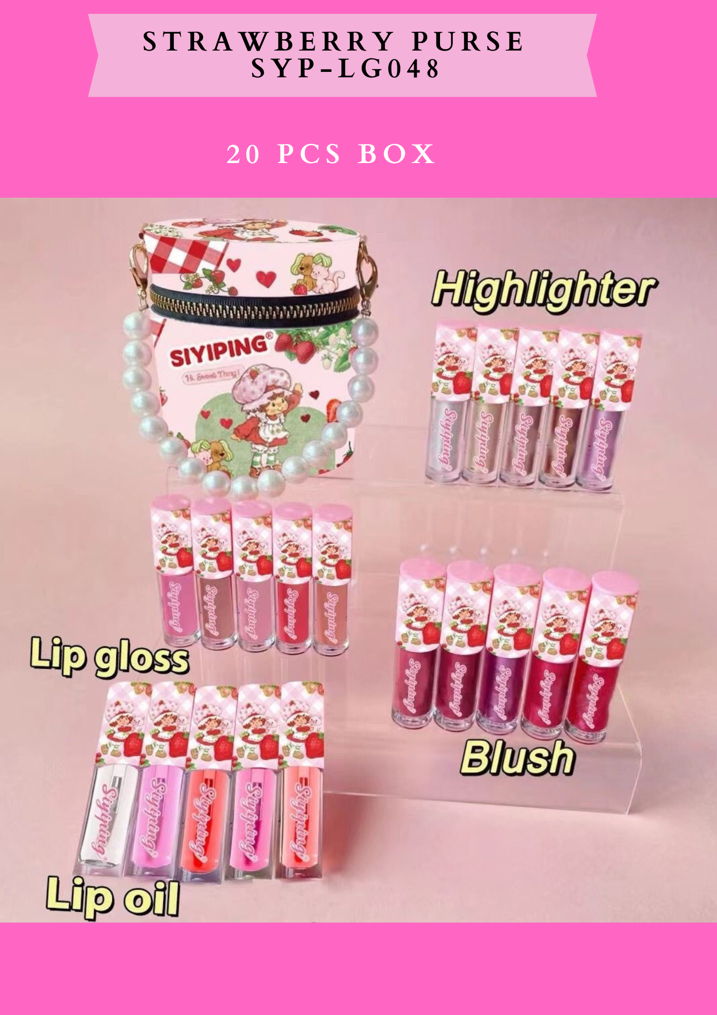 STRAWBERRY PURSE SYP - LG048 20 PCS ser