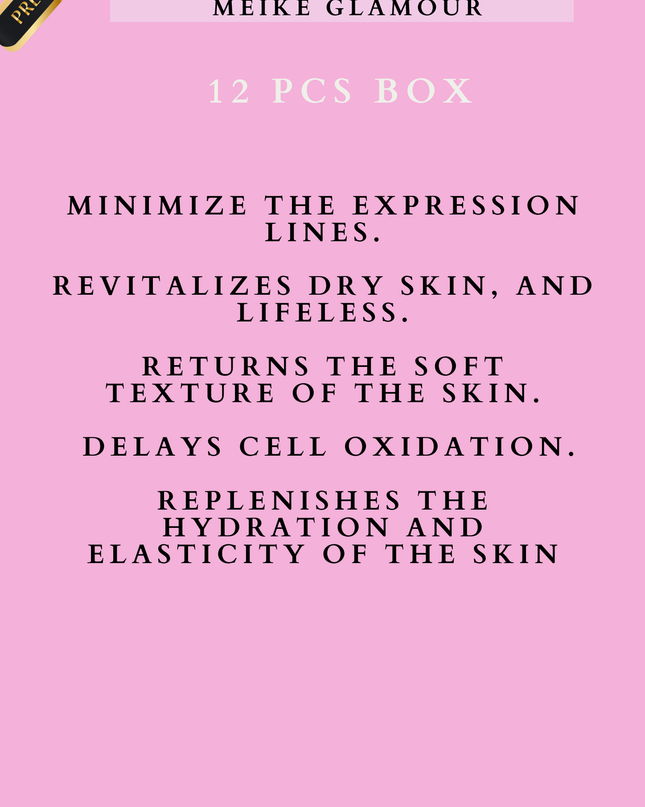 HYALURONIC ACID SERUM MEIKE GLAMOUR -12 PCS BOX