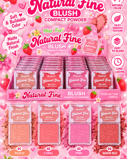 BLUSH MISS FON strawberry (24PCS) (S360)