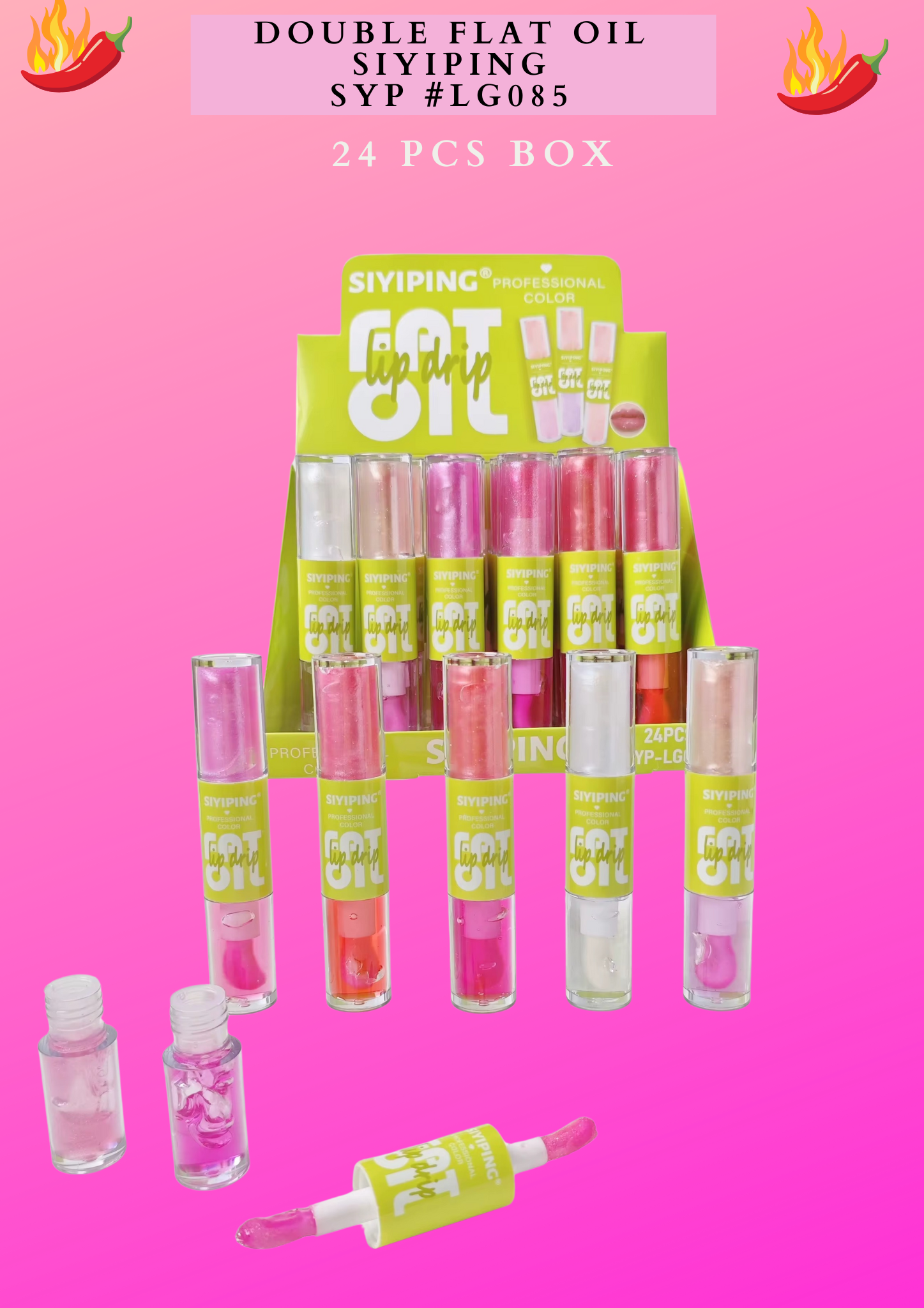 DOUBLE FLAT OIL SIYIPING SYP #LG085 (24 PCS BOX)