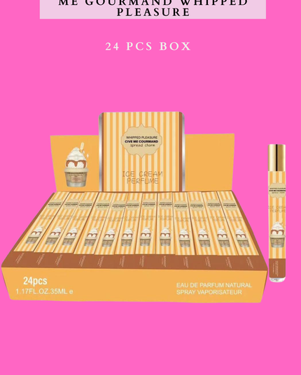 ICE CREAM PERFUME GIVE ME GOURMAND WHIPPED PLEASURE - 24 PCS BOX
