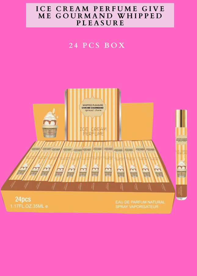 ICE CREAM PERFUME GIVE ME GOURMAND WHIPPED PLEASURE - 24 PCS BOX