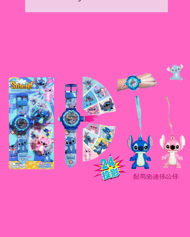 BLUE PROJECTION WATCH