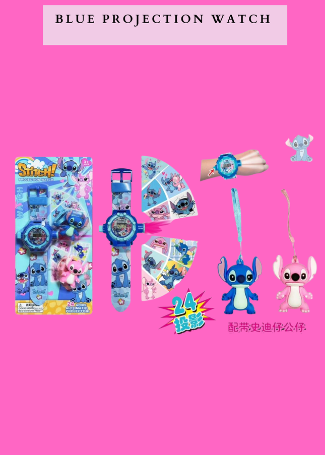 BLUE PROJECTION WATCH