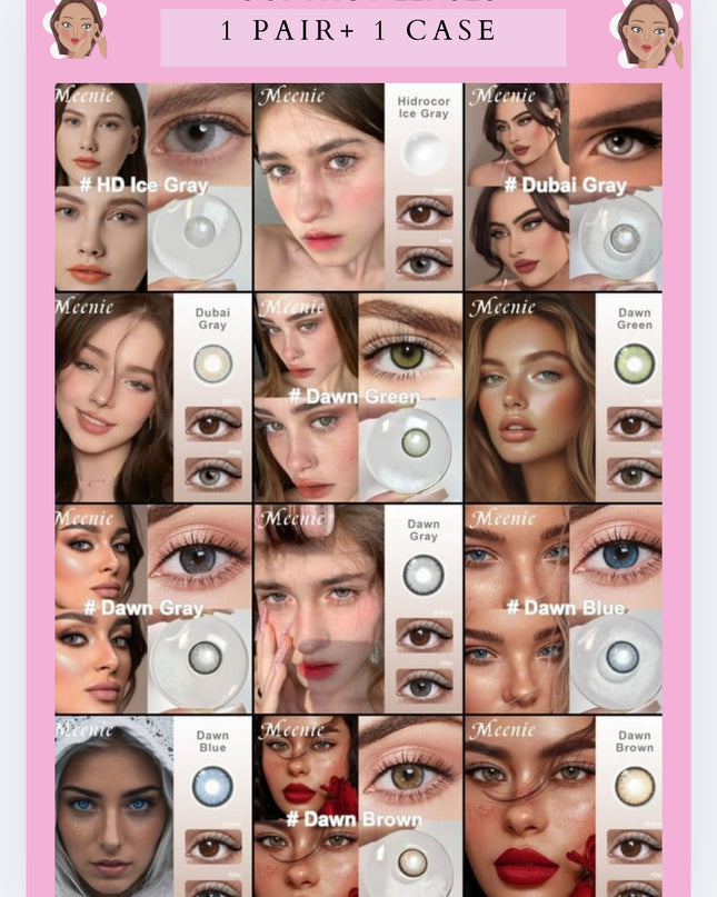 CONTACT LENSES - 1 piece $8 - buy 6 pcs $4 per box