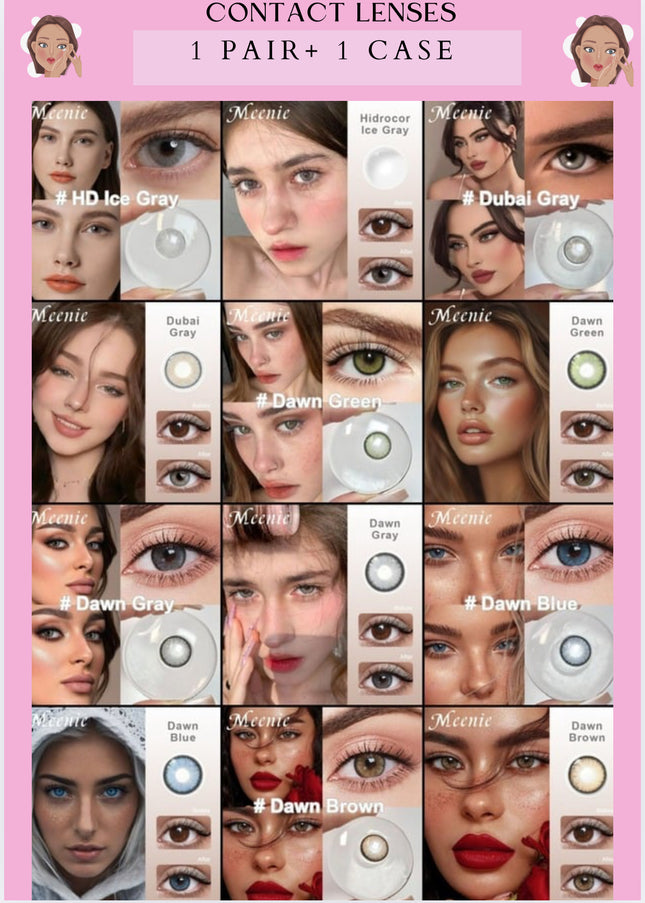 CONTACT LENSES - 1 piece $8 - buy 6 pcs $4 per box