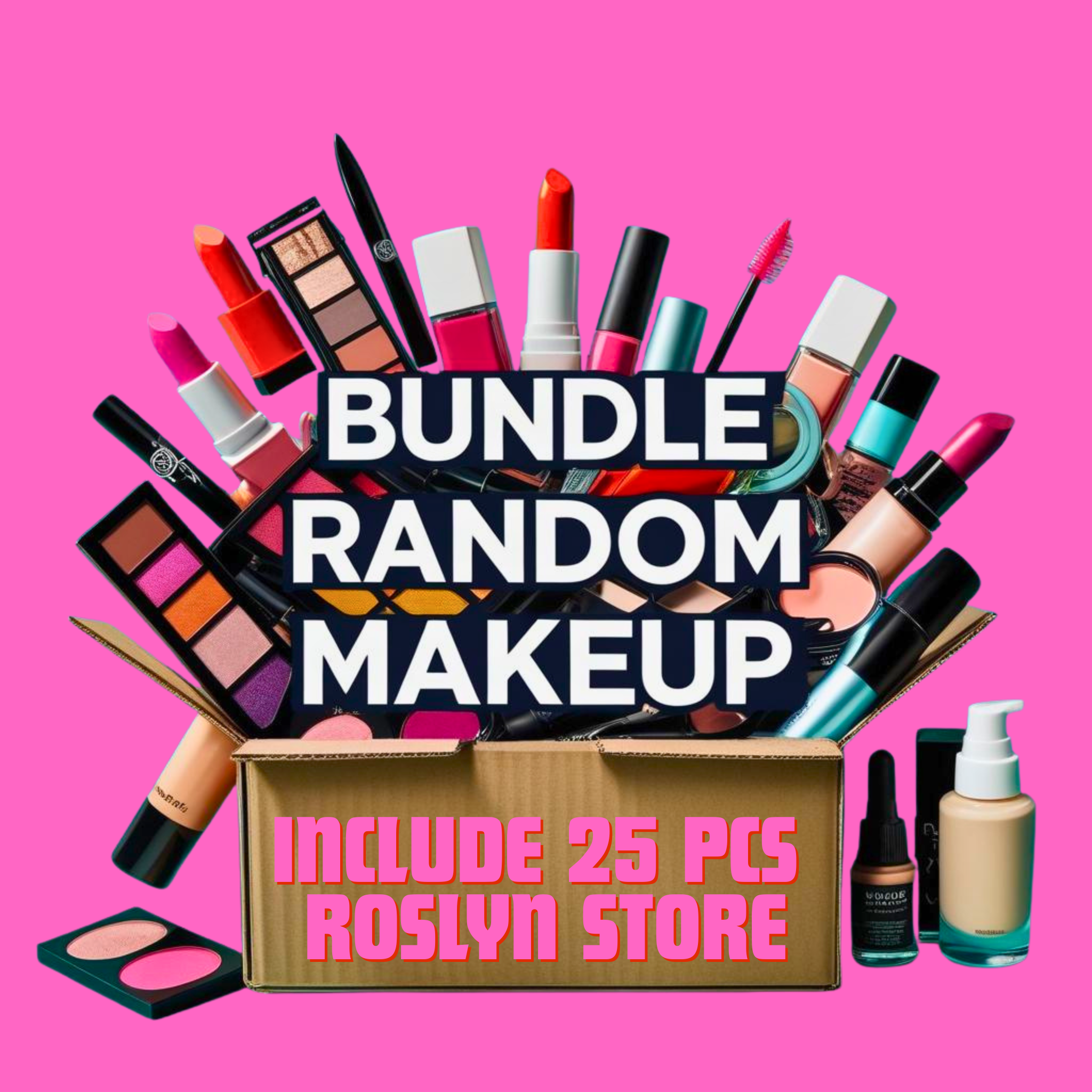 BUNDLE RAMDOM MAKEUP - 25 pcs
