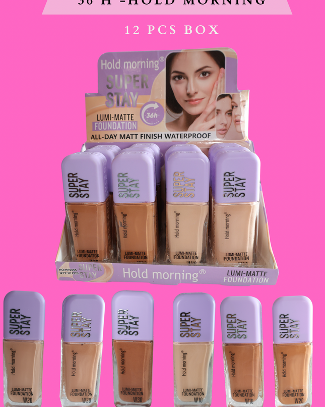 SUPER STAY FOUNDATION 36 H -HOLD MORNING 12 PCS BOX
