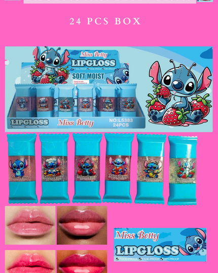 BLUE CANDY- MAGIC LIPGLOSS MISS BETTY( #L5383 )- 24 PCS BOX