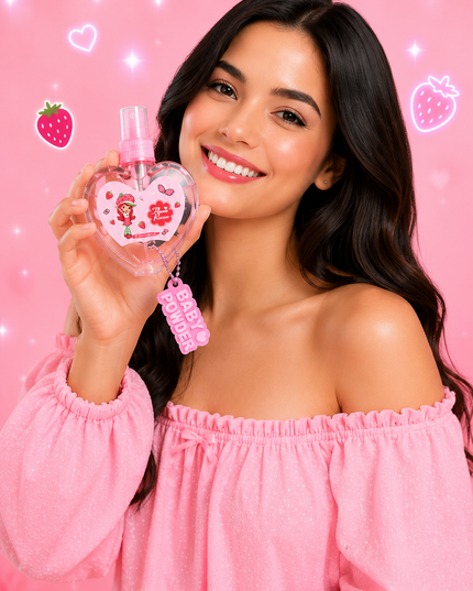 STRAWBERRY SHORTCAKE perfume with keychain