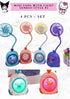 MINI FANS - SANRIO - 4 pcs with lights - Style #2