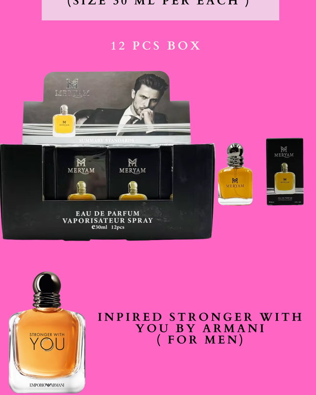 MERYAM #1 PERFUME (SIZE 30 ML PER EACH ) 12 PCS BOX