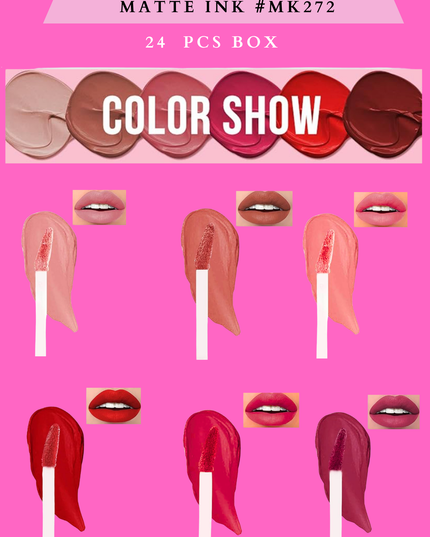 MEIKE GLAMOUR SUPER STAY
MATTE INK #MK272 - 24 pcs box