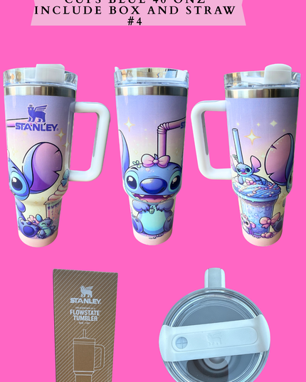 CUPS BLUE 40 ONZ INCLUDE BOX AND STRAW #4