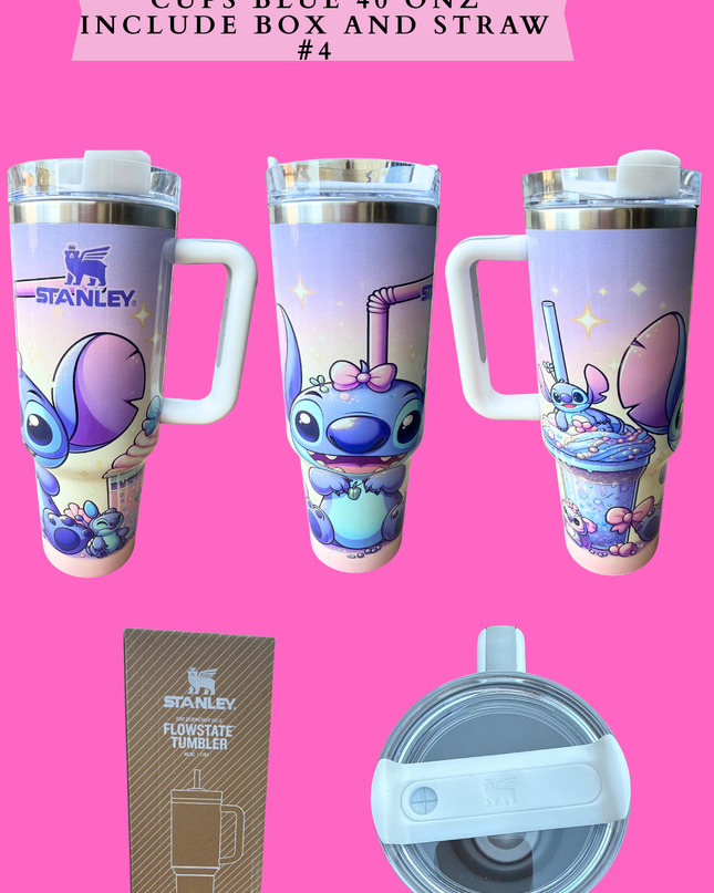 CUPS BLUE 40 ONZ INCLUDE BOX AND STRAW #4