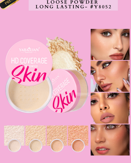 HD COVERAGE - 24 HOURS LOOSE POWDER LONG LASTING- #Y8052 ( 24 pcs box)