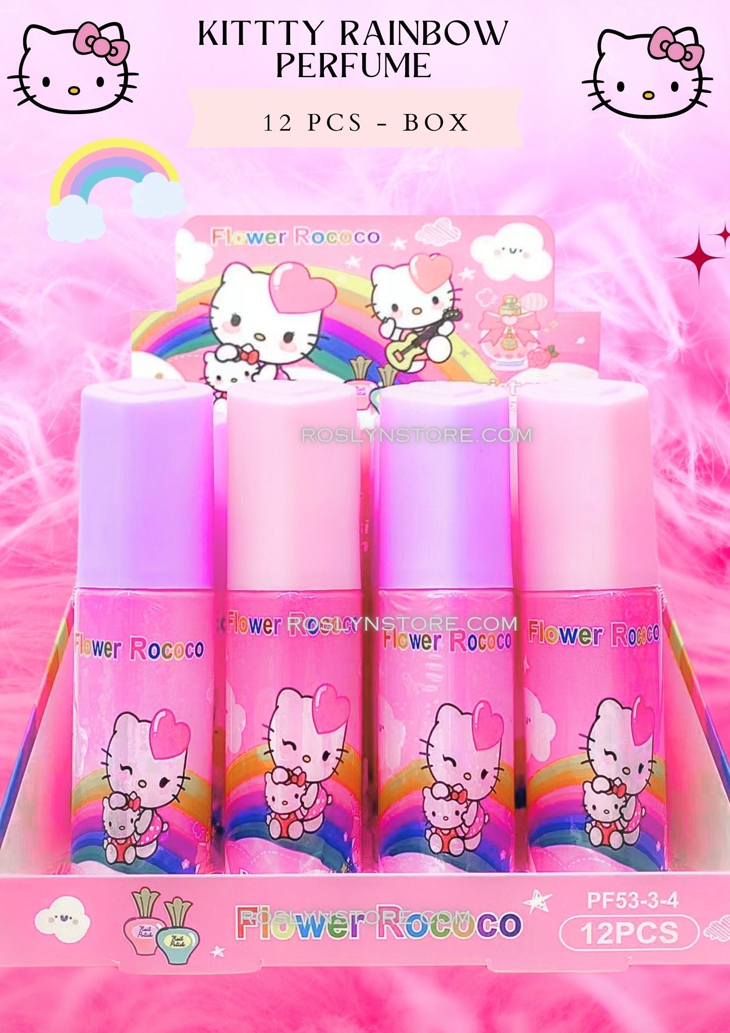 KITTY  - Rainbow Perfume - 12 pcs - Style # 7