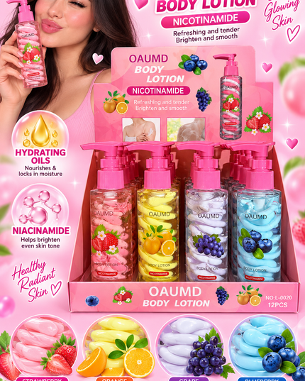 BODY LOTION - HYDRATING OILS - 12 pcs box — OAUM