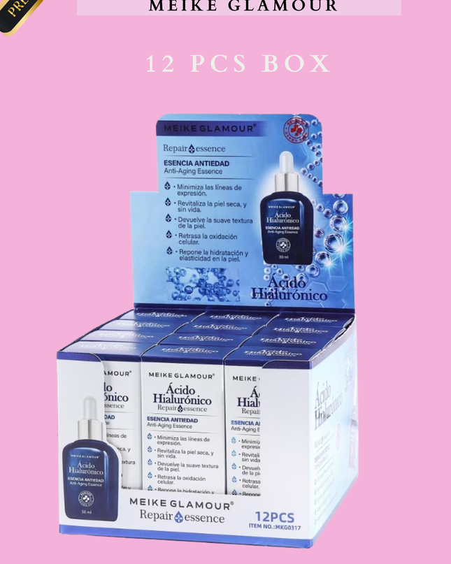 HYALURONIC ACID SERUM MEIKE GLAMOUR -12 PCS BOX