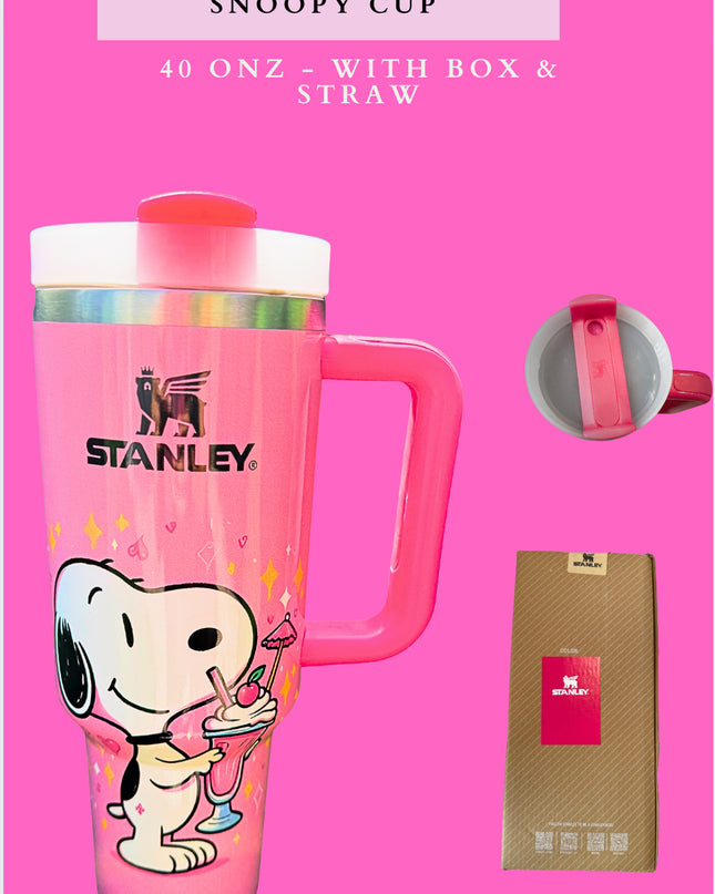 Snoopy cup ST - 40 onz ( include straw and box)