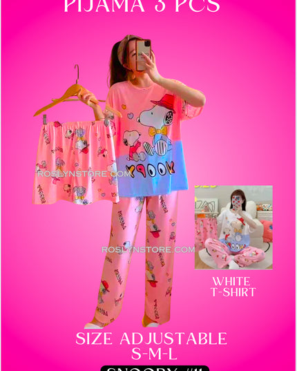PIJAMAS KAWAII- Pajamas kawaii- (3 pcs Pijama ) (S-M-L) adjustable size1 Pijama $10 / buy 3 price is $8 per each Pijama - Adjustable size ( S- M-L)